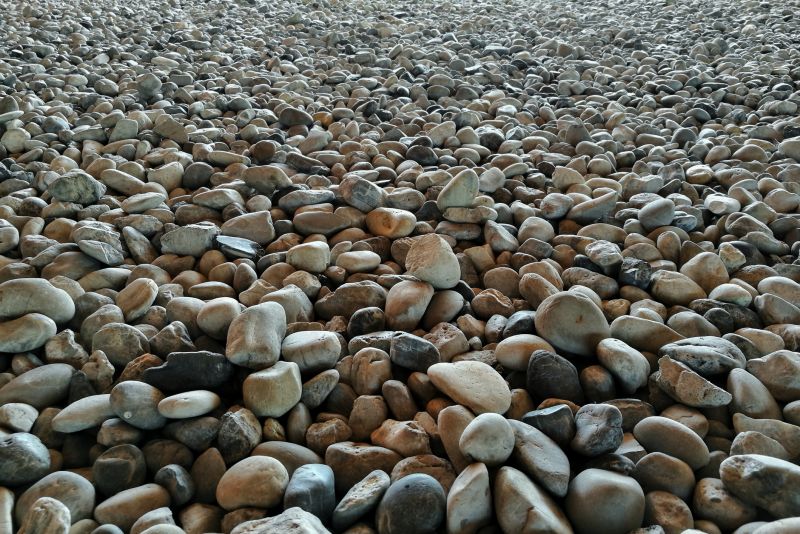 Decorative Gravel Area